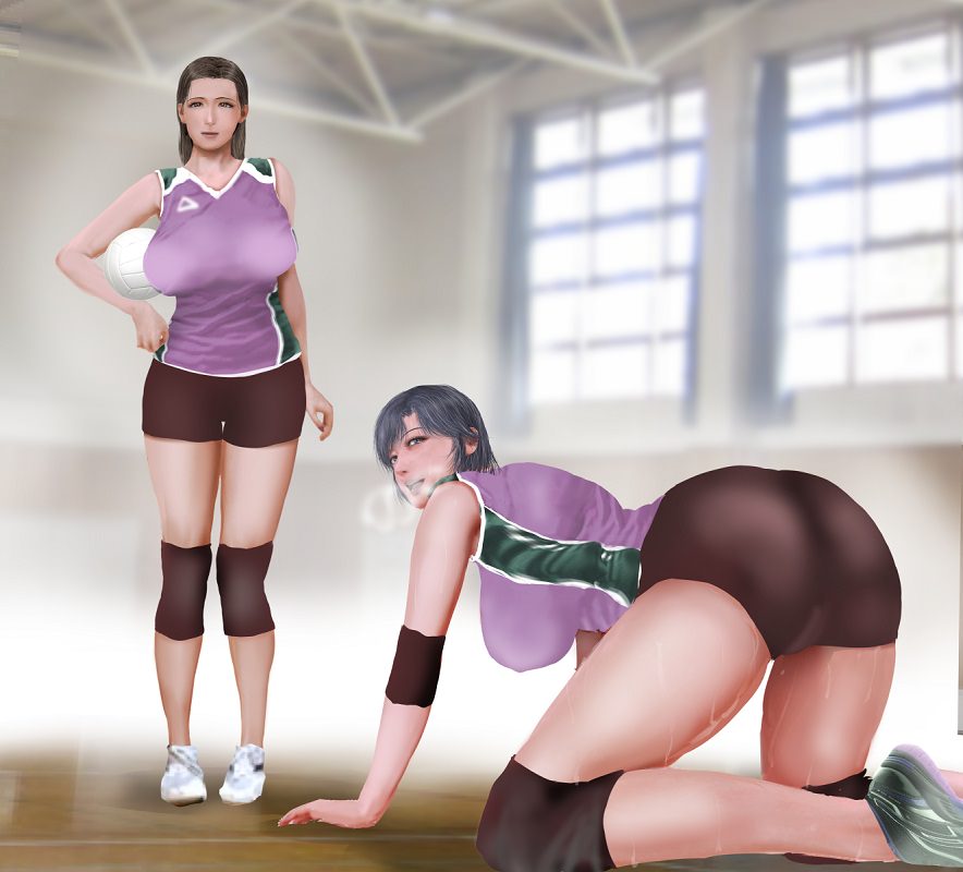 セクシーな熟女が集まるママさんバレーボール部